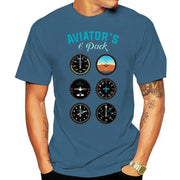 Aviator Six Pack T-shirt For Men Women Plus Size 5XL 6XL Team Tshirt