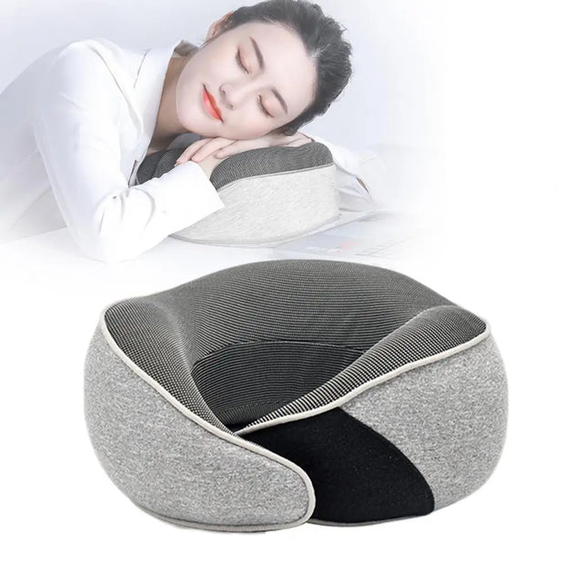 U-shaped Travel Neck Pillow Memory Foam Ergonomic Head Neck Support Adjustable Universal Ultralight Car Airplane Train Traveling