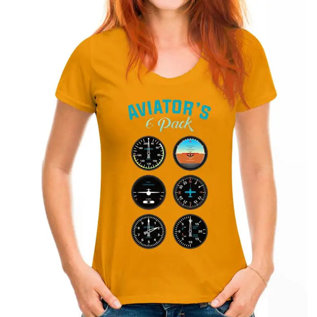 Aviator Six Pack T-shirt For Men Women Plus Size 5XL 6XL Team Tshirt