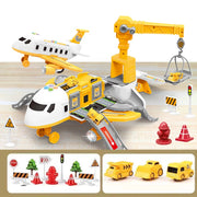 Large Musical Moving Toy Airliner