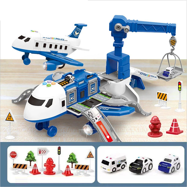 Large Musical Moving Toy Airliner