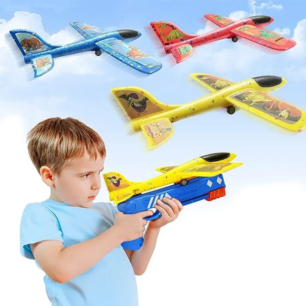 Outdoor Toy Aircraft Gun for Boys & Girls