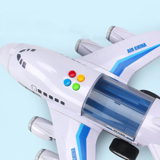 Convertible Music Track Airplane Toy For Kids