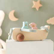 Montessori Beech Wooden Plane Toy