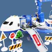 Aircraft Car Plane Model Toys Simulation Track  Container Transport Boy Airliner Toy Car for Kid Gift