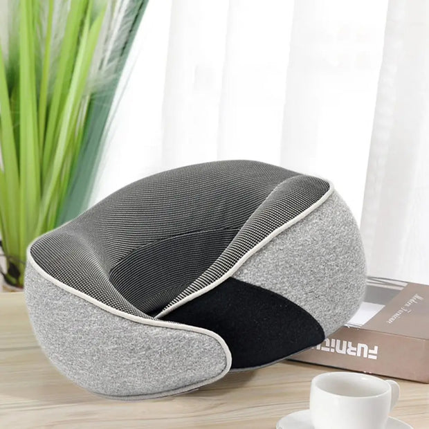 U-shaped Travel Neck Pillow Memory Foam Ergonomic Head Neck Support Adjustable Universal Ultralight Car Airplane Train Traveling