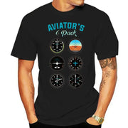 Aviator Six Pack T-shirt For Men Women Plus Size 5XL 6XL Team Tshirt