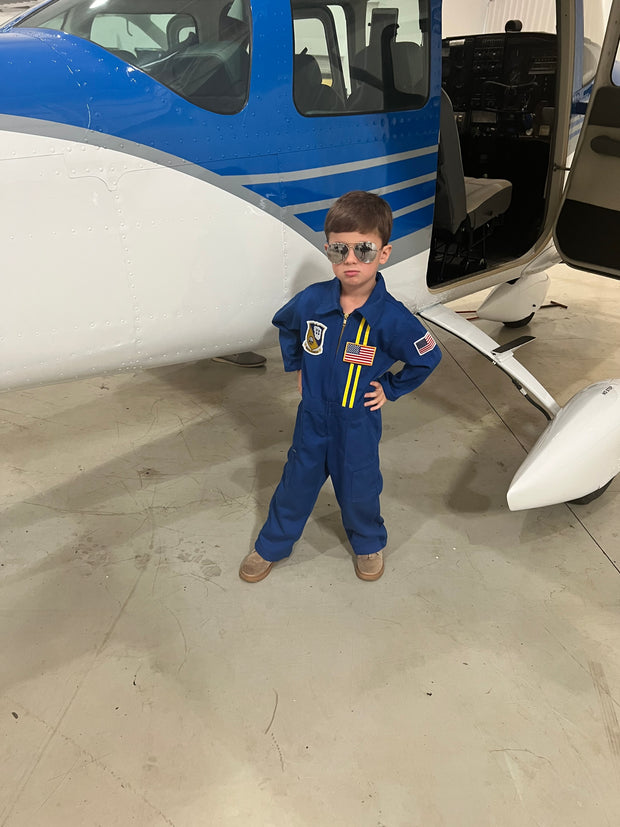 Blue Angels Youth Flight Suit Pilot Costume