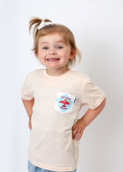 Just Plane Awesome Organic Toddler Peachy Tee
