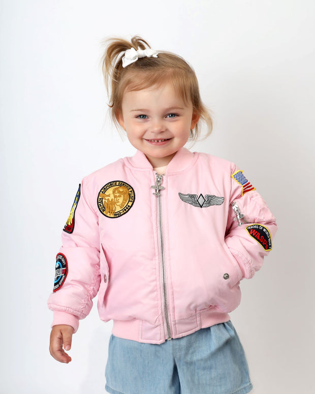 MA Infant/Toddler Girl Pink Flight Jacket – Hangar Baby