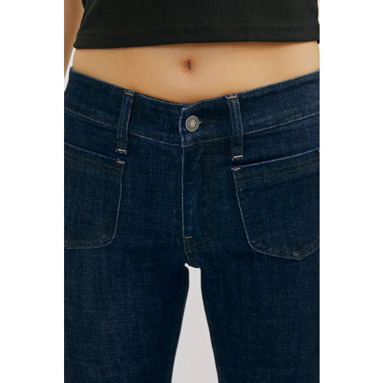 Kan Can Midrise Bootcut Front Pocket Jeans