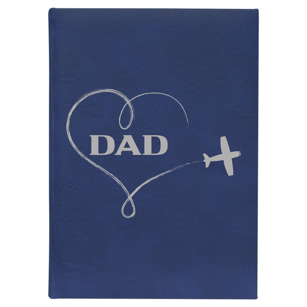 Heart Dad Leatherette Journal