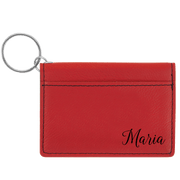 This Girl Can Fly - Leatherette Keychain ID Holder
