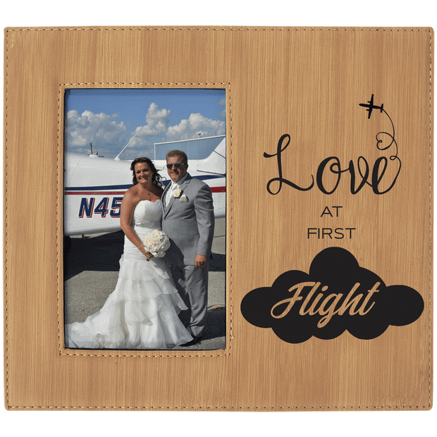 Love At First Flight  4" x 6" Picture Frame