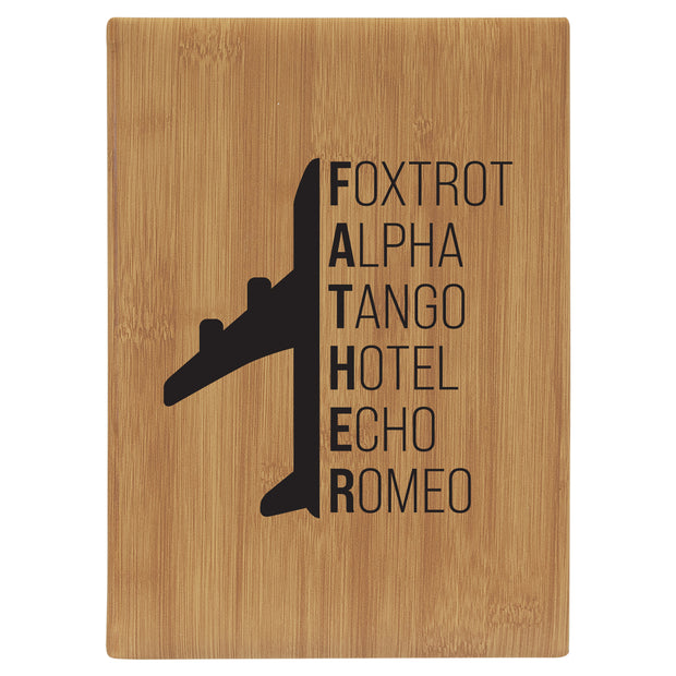 Phonetic Father Leatherette Journal