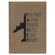Phonetic Father Leatherette Journal