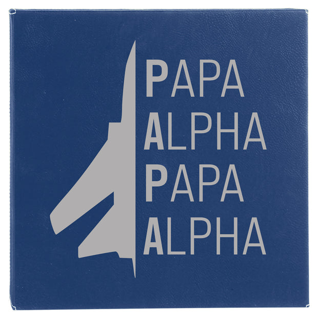 Phonetic Papa Leatherette Wall Decor - 10x10 or 14x14