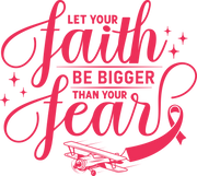 Breast Cancer Awareness Faith Over Fear Sweatshirt